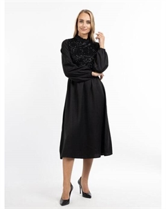 Платье с длинными рукавами, черный Usha