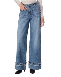 Широкие джинсы с высокой посадкой rag &bone Marina в цвете Liliana, синий Rag & bone