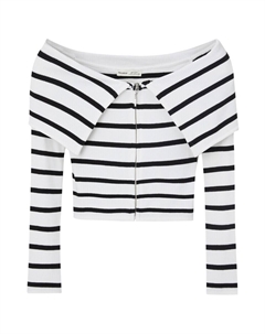 Лонгслив, черный Pull & bear