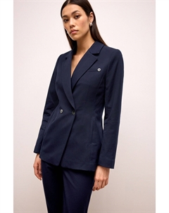 Элегантный двубортный пиджак, синий Next