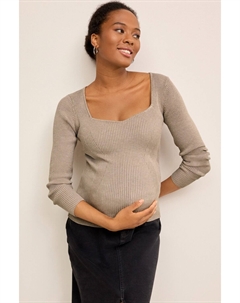 Топ для беременных с вырезом в форме сердца, коричневый Next