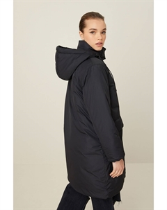 Длинное утепленное пальто, черный Next