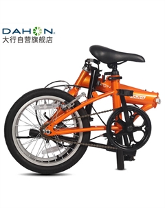 Велосипед YUKI KT610 складной 16 дюймов сверхлегкий, оранжевый Dahon