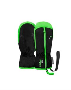 Варежки BEN, цвет black/neon green Reusch