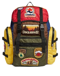 Рюкзак с нашивкой из коллаборации с Invicta, желтый Dsquared2