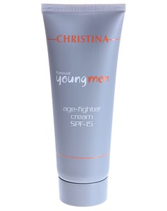 Крем против старения для мужчин СПФ15 Age Fighter Cream FOREVER YOUNG 75 мл Christina