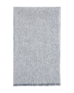 Льняной шарф, синий Brunello cucinelli