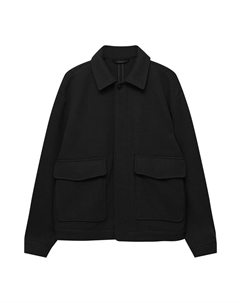 Всесезонная куртка Between-Season Jacket, черный Pull & bear