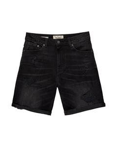 Джинсовые шорты Regular Jeans, черный деним Pull & bear