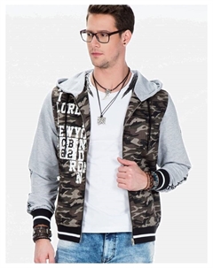Флисовая куртка Jacke, хаки Cipo&baxx