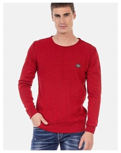 Пуловер Pullover, красный Cipo&baxx