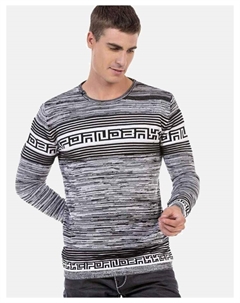 Пуловер Pullover, серый Cipo&baxx