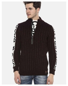 Пуловер Pullover, цвет BURGUNDY-ECRU Cipo&baxx