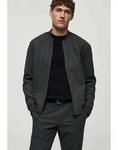 Куртка-бомбер, темно-серый Mango