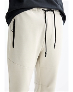 Спортивные брюки TECHNICAL INTERLOCK JOGGERS, песочный Pull & bear