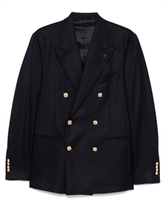 Двубортный пиджак, синий Lardini