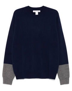 Свитер в стиле колор-блок Shirt, синий Comme des garcons