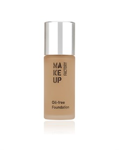 Крем тональный матовый для нормальной и жирной кожи 21 светлый мокка Oil free Foundation Make up factory