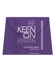 Сыворотка кератиновая для выпрямления волос KERATIN GLATTUNGS SERUM 7 10 мл Keen