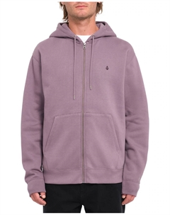 Мужская толстовка на молнии и капюшоне, цвет Lila Volcom