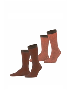 Носки ALLOVER STRIPE 2-PACK, коричневый Esprit