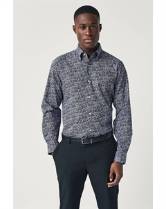 Рубашка-Оксфорд на пуговицах которую легко гладить, синий Next