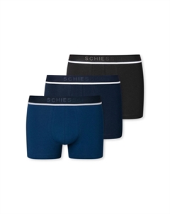 Шорты/брюки в стиле ретро, ​​набор из 3 шт. – 95/5 – органический хлопок, цвет Schwarz/Blau Schiesser