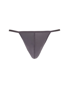 Мужские эластичные стринги Plumes, антрацит Hom