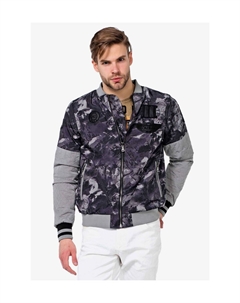 Куртка колледжа в классном стиле милитари, серый Cipo&baxx