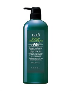 Крем уход для кожи головы и волос мужской Ледяная мята THEO SCALP TREATMENT ICE MINT 600 мл Lebel