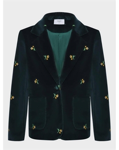 Пиджак из велюра с вышивкой Paade mode