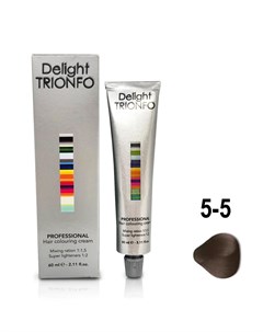 ДТ 5 5 крем краска стойкая для волос светло коричневый золотистый Delight TRIONFO 60 мл Constant delight