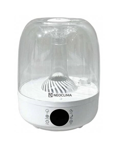 Увлажнитель воздуха ультразвуковой NHL-4W, объем 4л, LED, сенсор Neoclima