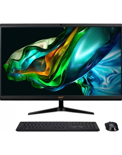 Моноблок Acer Aspire C27-1800 27, Full HD, i3 1315U (1.2), 8Gb, SSD512Gb, UHDG, CR, Windows 11 Home, GbitEth, WiFi, BT, 65W, клавиатура, мышь, Cam, черный, 1920x1080
