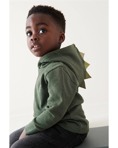 Толстовка из фактурного джерси с шипами динозавров, зеленый Next