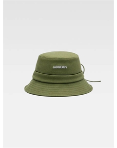 Завязанная шляпа-ведро Ле Боб Гаджо, хаки Jacquemus
