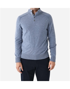 Голубой мужской пуловер с высоким воротником Hartford