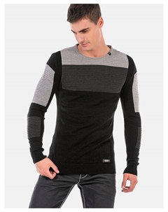 Пуловер, цвет black-anthracite Cipo&baxx