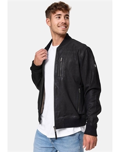 Кожаная куртка, черный Indicode