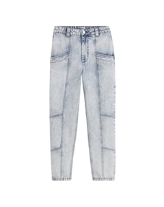 Джинсы мом высокая посадка синий Laredoute