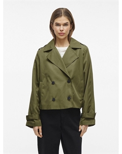 Тренчкот короткий зеленый Vila