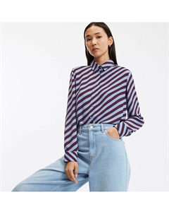 Рубашка в полоску красный Laredoute