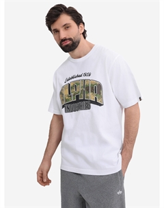 Футболка Camo Logo, Белый Alpha industries