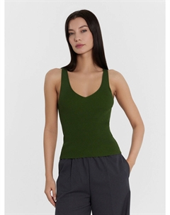 Топ женский зеленый в рубчик Mark formelle