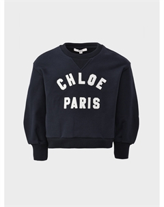 Свитшот с лого, синий Chloe