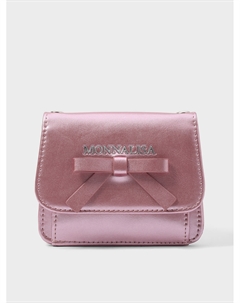 Сумка с бантом и логотипом Monnalisa