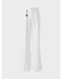 Брюки-палаццо, белые Elisabetta franchi