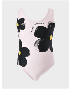 Купальник с принтом "черные цветы" Marc jacobs