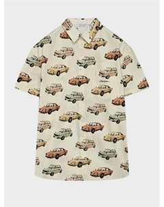 Рубашка со сплошным принтом "машины" Dolce&gabbana