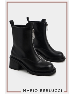 Ботильоны из натуральной кожи Mario berlucci